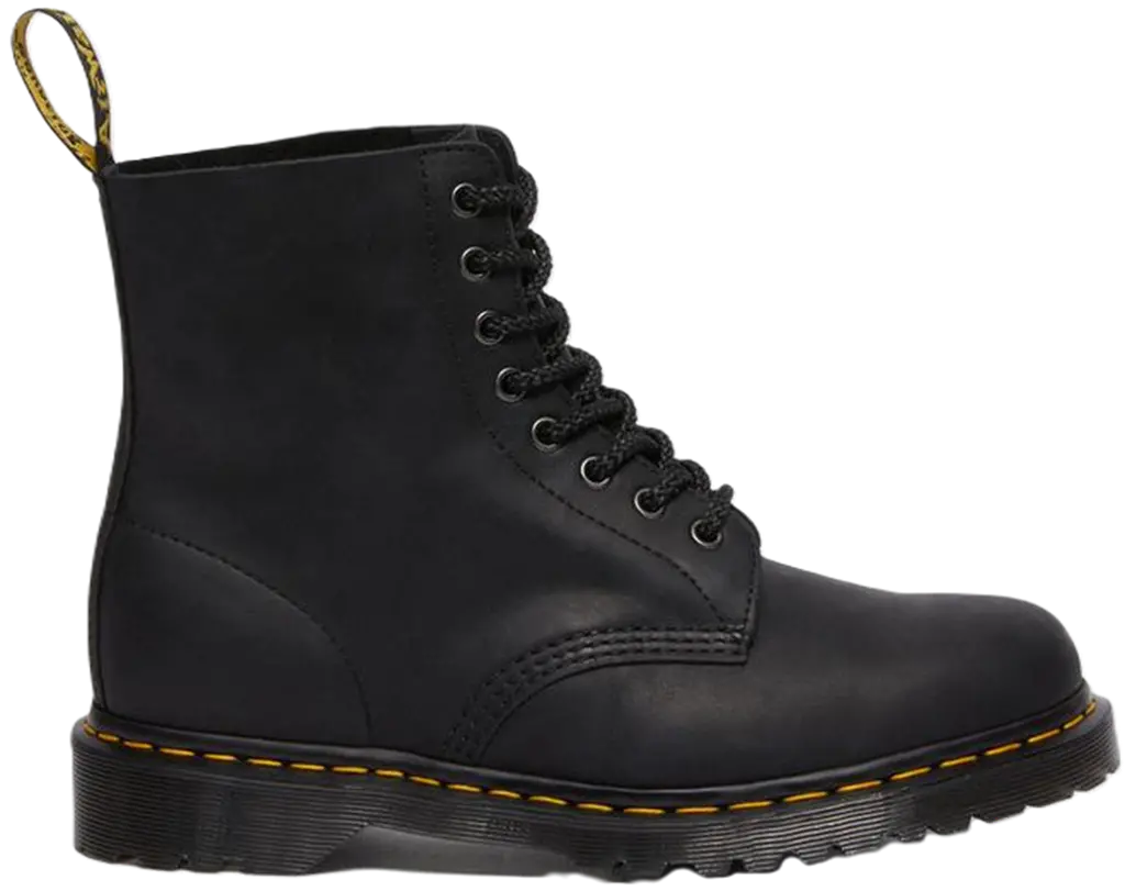 Giay Dr.Martens 1460 Pascal Waxed Full Grain Leather 'Black' 30666001