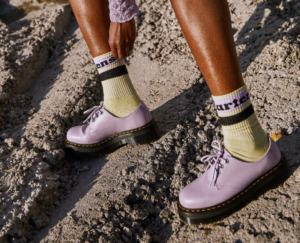 Giay Dr.Martens 1461 II Pisa Leather Platform 'Lilac' 30612308