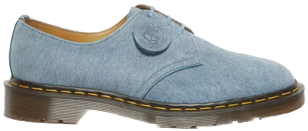 Giay Dr.Martens 1461 Made In England Nubuck 'Blue' 27365400