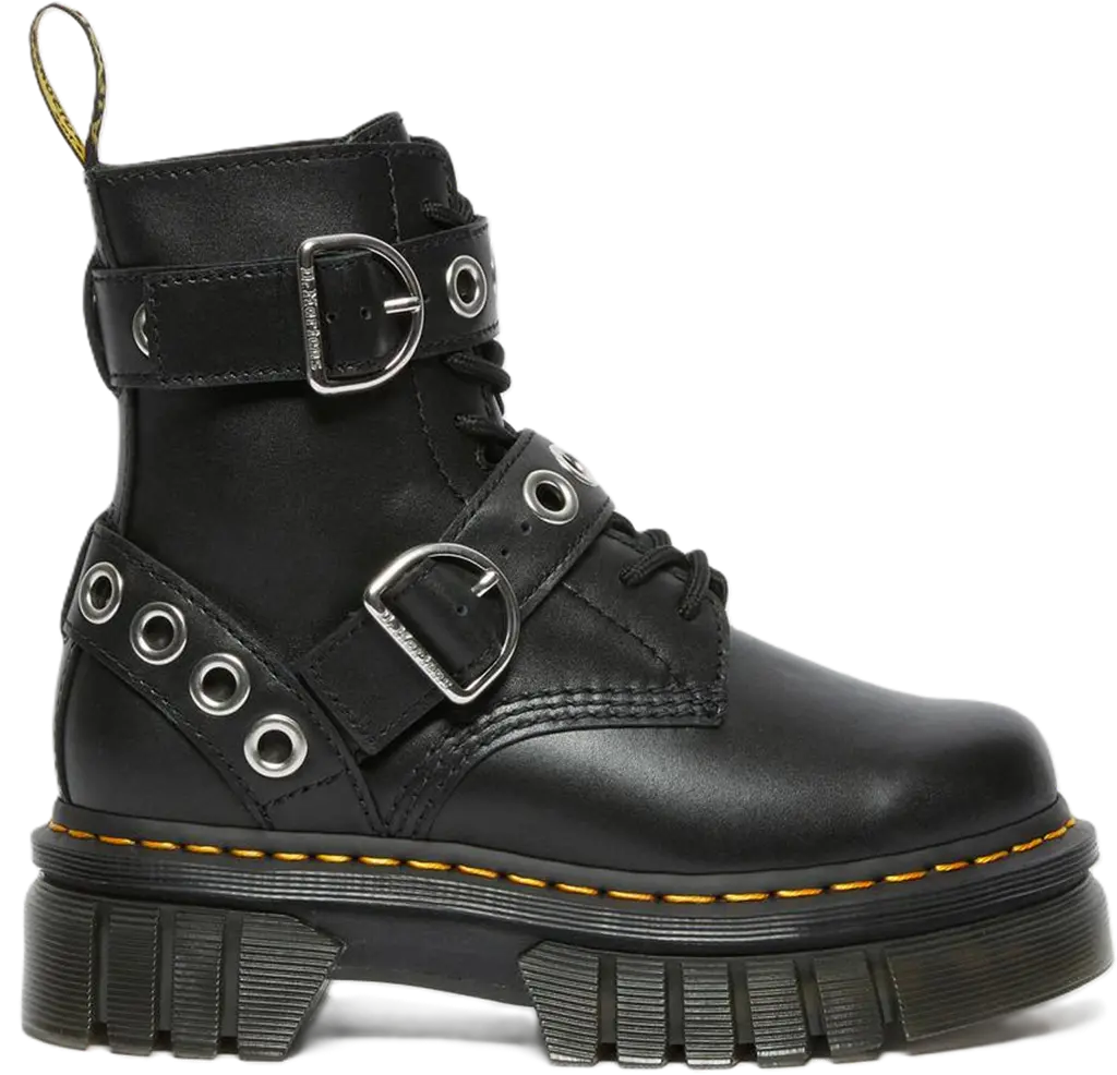 Giay Dr.Martens Audrick Hardware Leather 'Black' 27356001