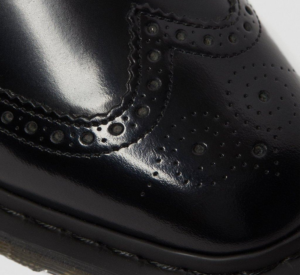 Giay Dr.Martens Graeme Brogue Leather 'Black' 26586001