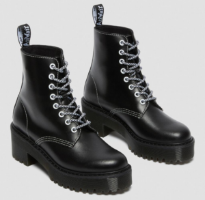 Giay Dr.Martens Shriver Hi Leather Heeled 'Black' 26916001