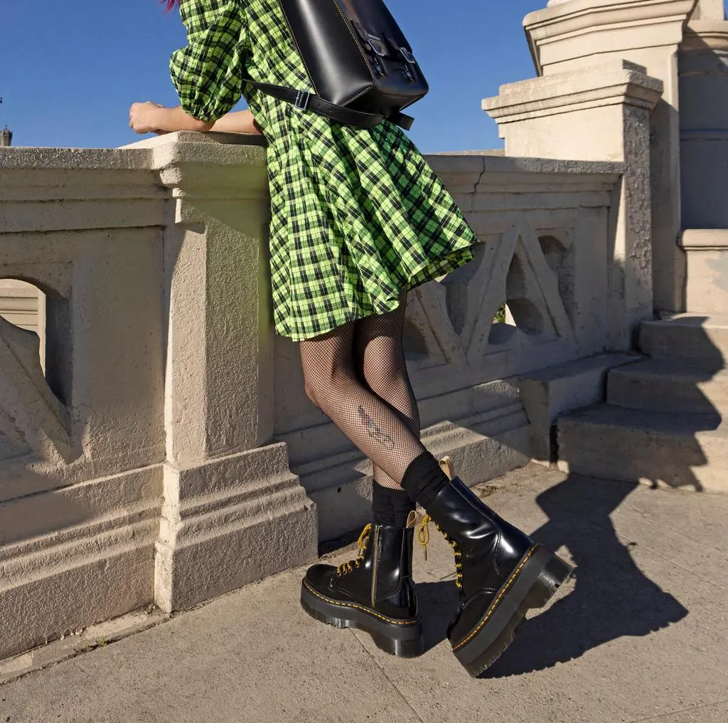 Giay Dr.Martens Vegan Jadon Boot Max 'Black' 27292001