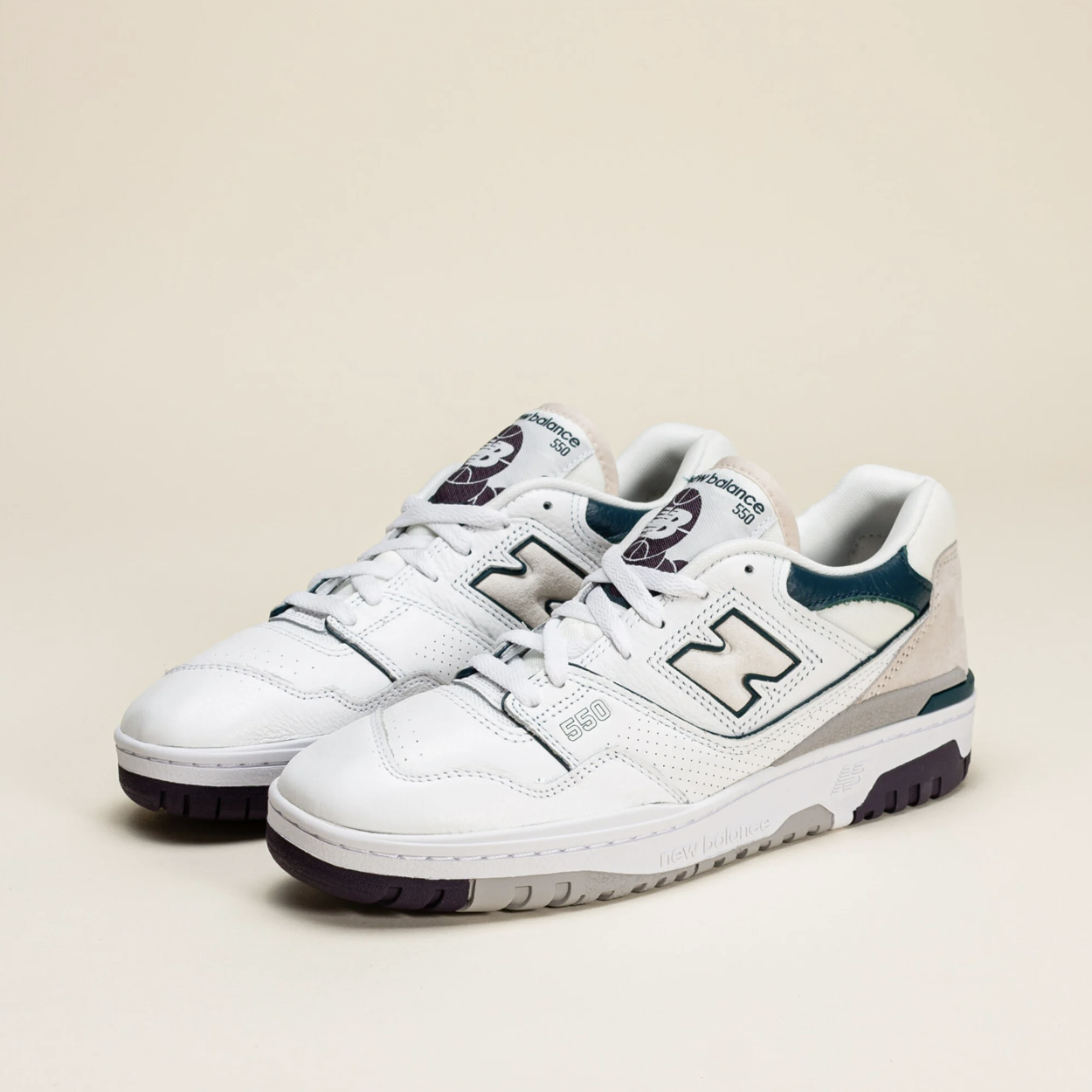 Giay New Balance 550 'White Purple Green' BB550WCB
