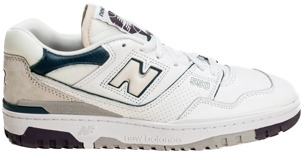 Giay New Balance 550 'White Purple Green' BB550WCB