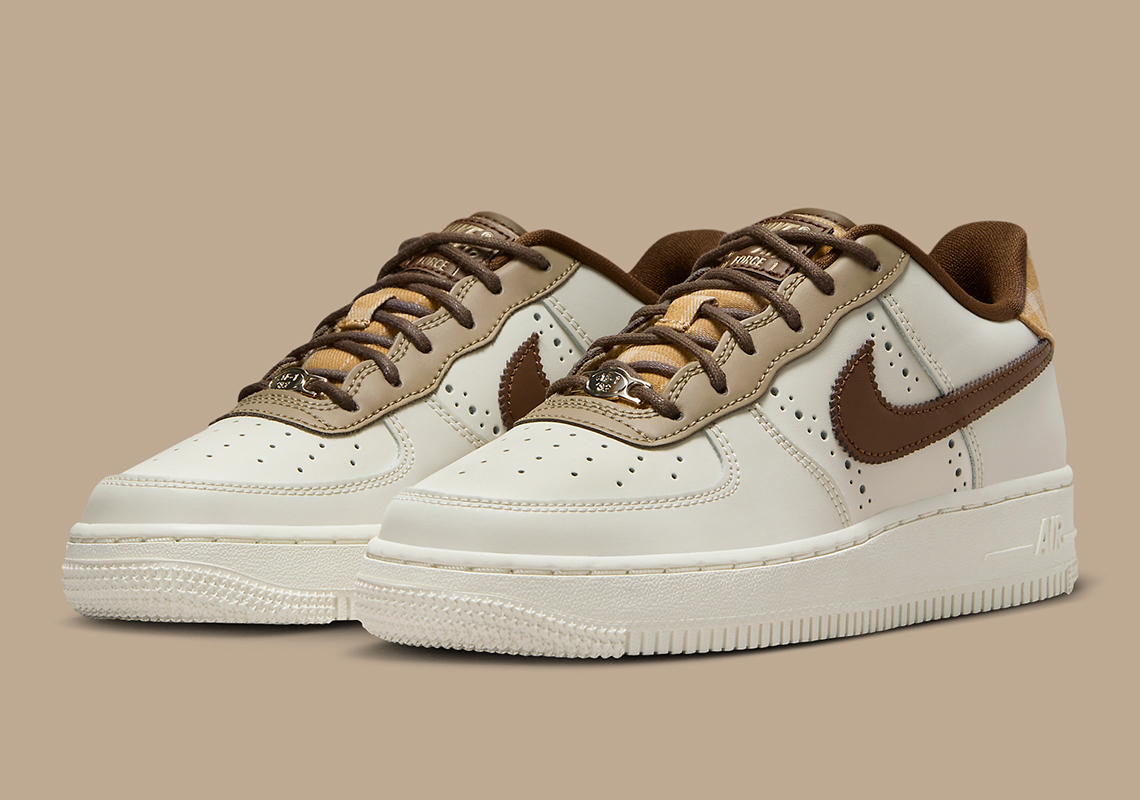 Giay Nike Air Force 1 LV8 GS 'Brogue' FV3702-121