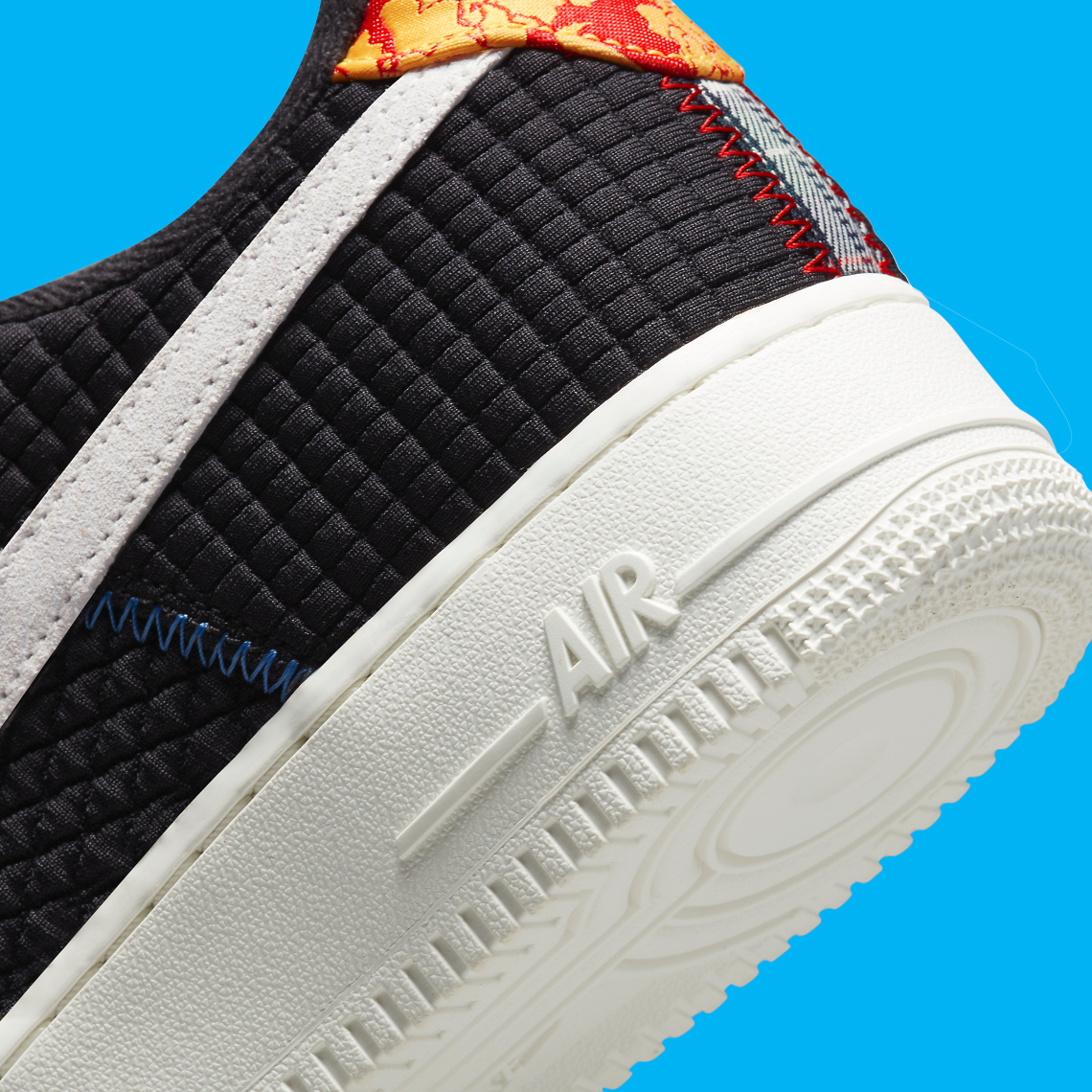 Giay Nike Air Force 1 Low 'Black Multi-Color' DZ4855-001