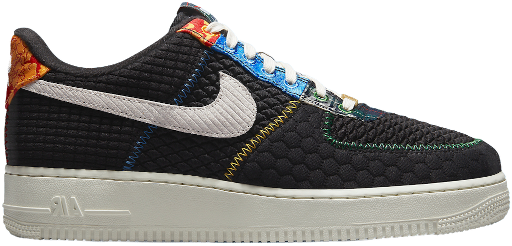 Giay Nike Air Force 1 Low 'Black Multi-Color' DZ4855-001