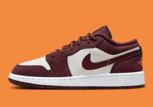 Giay Nike Air Jordan 1 Low GS 'Night Maroon' 553560-068