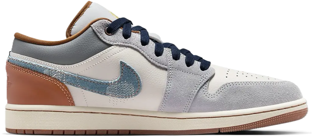 Giay Nike Air Jordan 1 Low SE Phantom 'Denim Swoosh' FZ5042-041