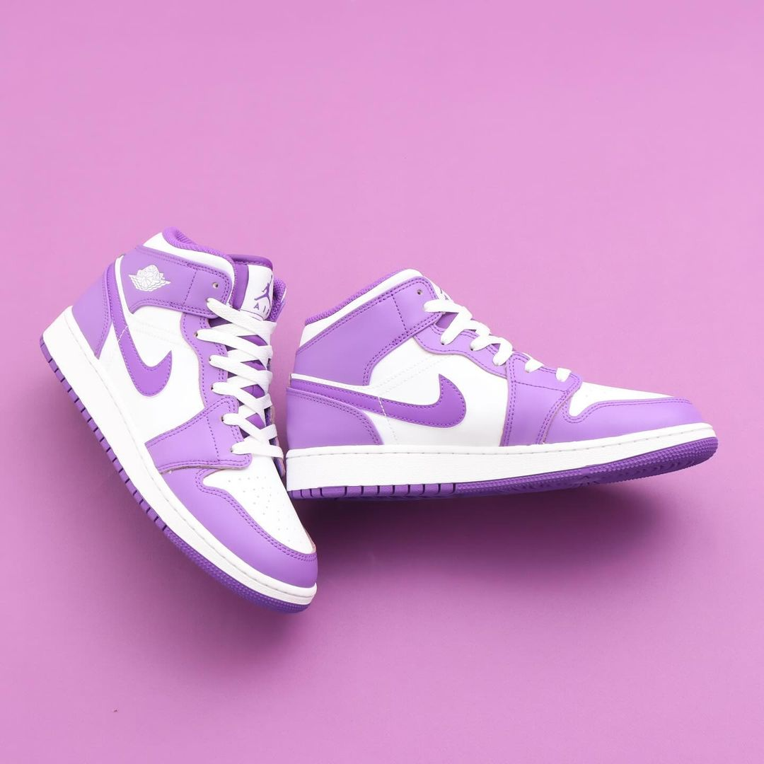 Giay Nike Air Jordan 1 Mid GS 'Purple Venom' DQ8423-511