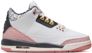 Giay Nike Air Jordan 3 GS 'Red Stardust' 441140-100