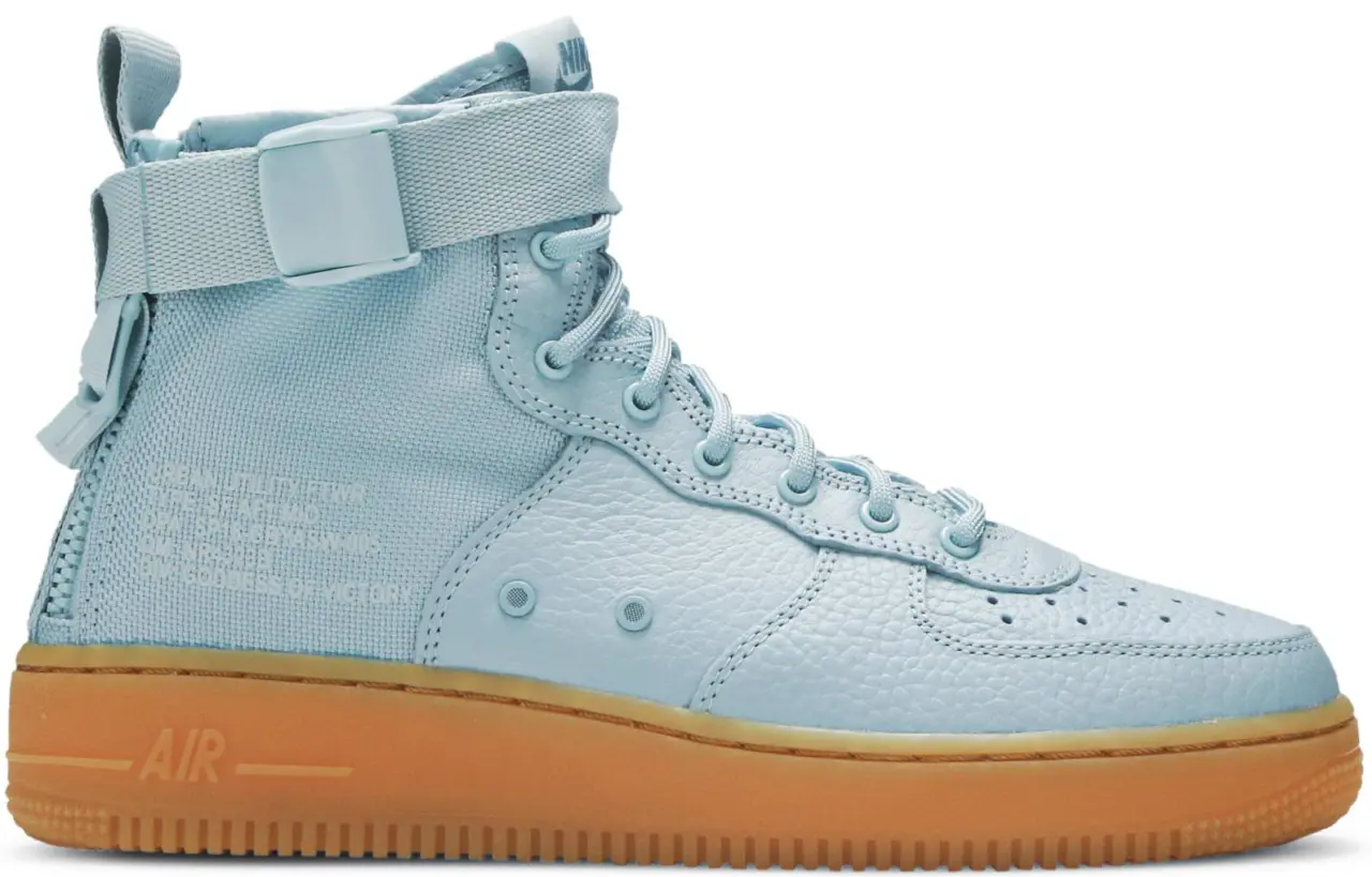 Giay Nike SF Air Force 1 Mid GS 'Ocean Bliss' AJ0424-401