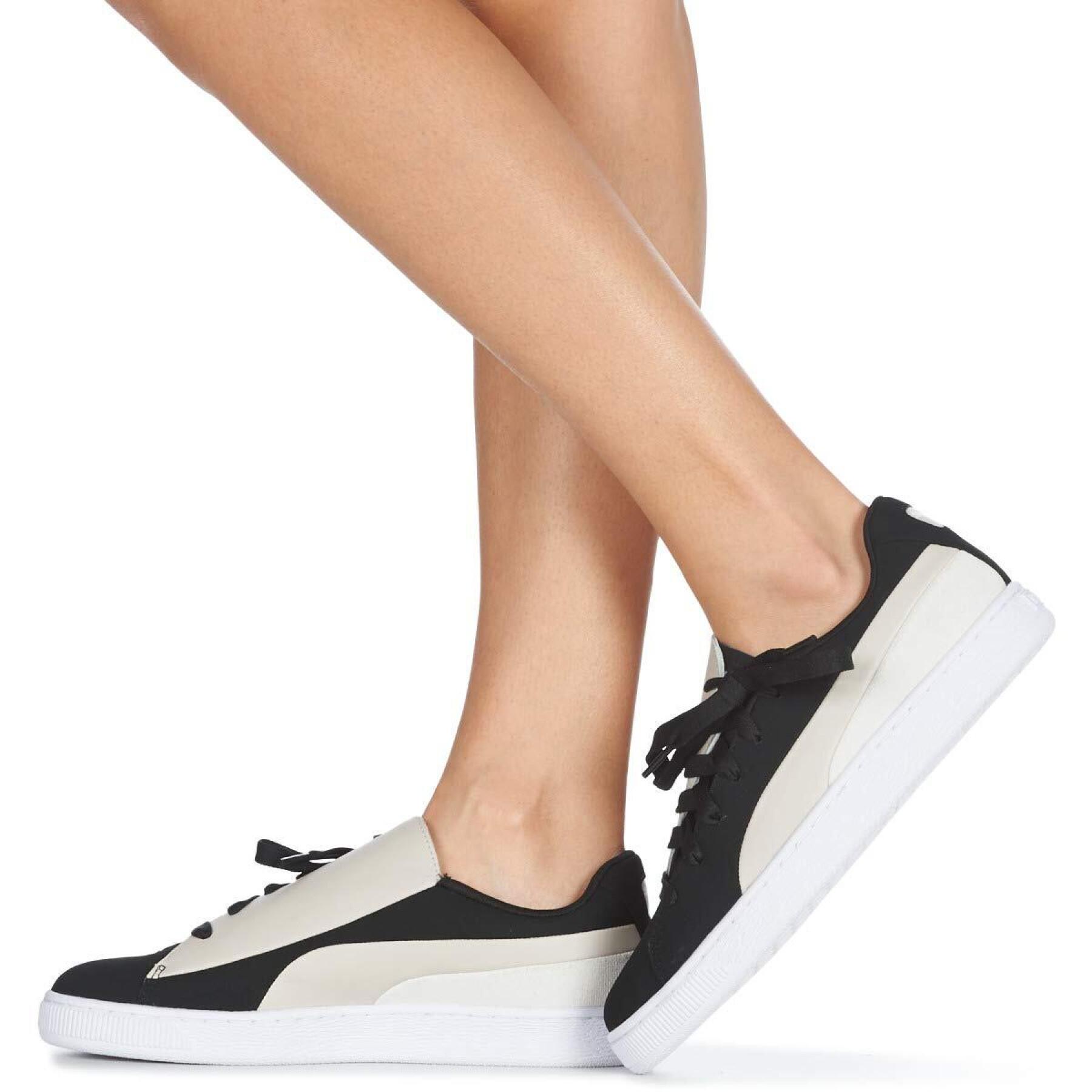 Giay Puma Basket Crush Paris 'Black Grey' 369598-03