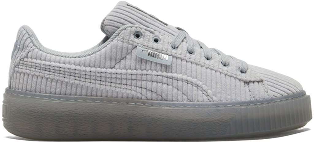 Giay Puma Basket Platform 'Lightweight Grey' 384232‑02