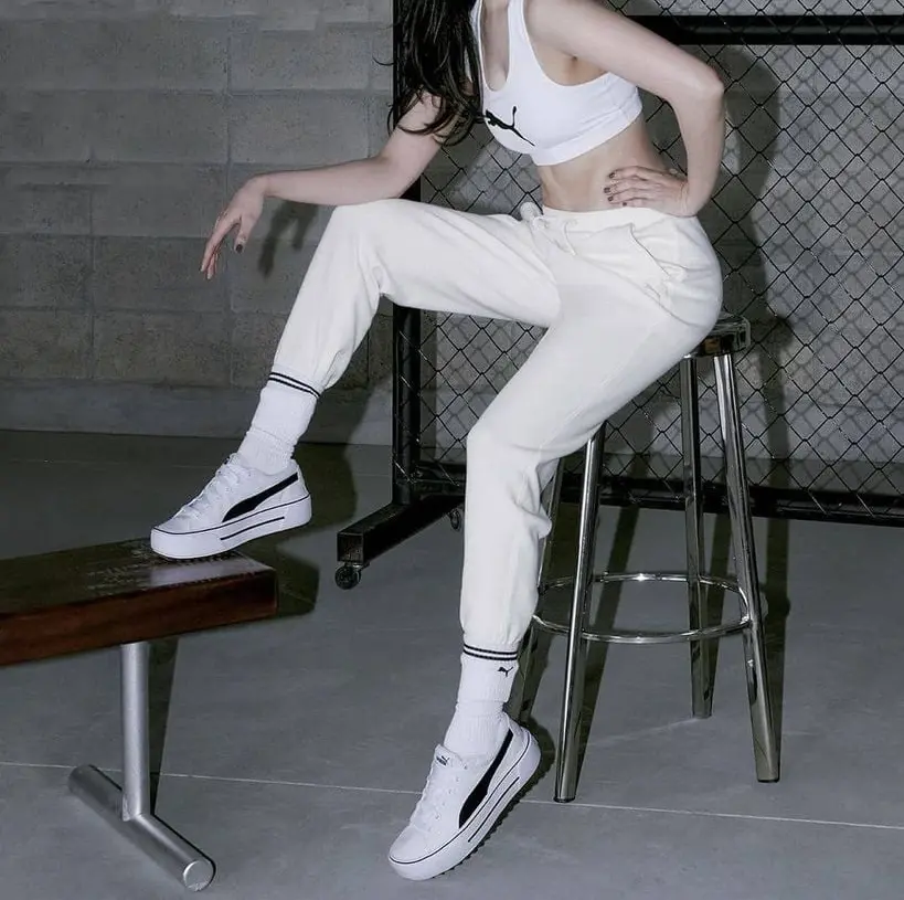 Giay Puma Kaia Platform 'White Black' 383804-01