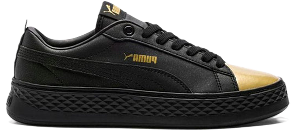 Giay Puma Smash Platform LX 'Black Gold' 366927-02