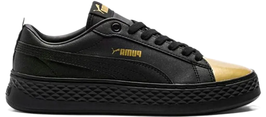 Giay Puma Smash Platform LX 'Black Gold' 366927-02