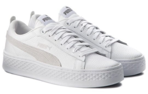 Giay Puma Smash Platform Low 'White' 366487-06