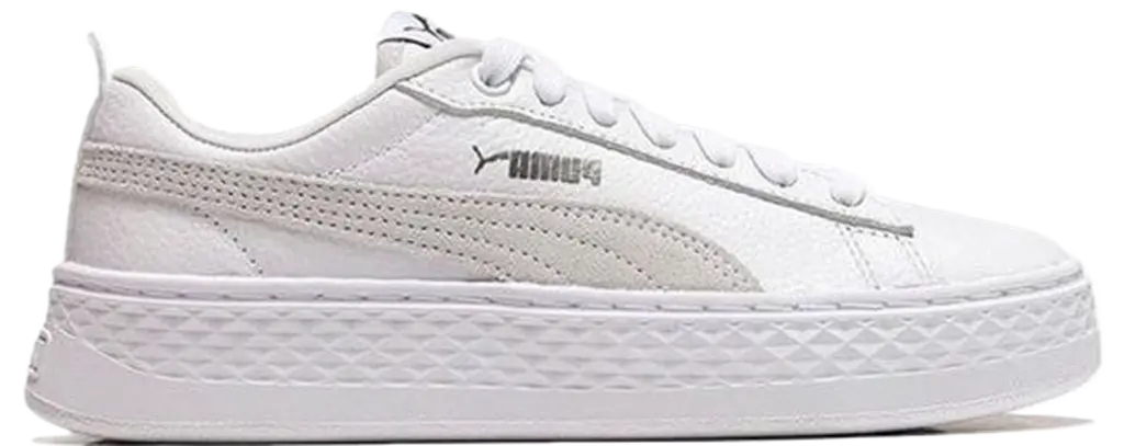 Giay Puma Smash Platform Low 'White' 366487-06