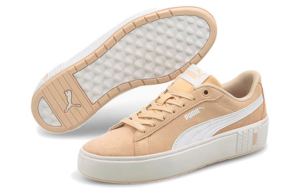 Giay Puma Smash Platform V2 Suede 'Khaki White' 373037-06
