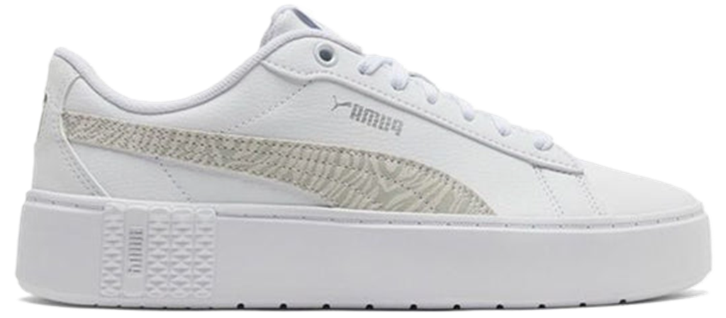 Giay Puma Smash V2 Tiger Platform 'White' 383877-02