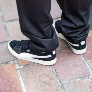 Giay Puma Suede Skate Nitro OG 'Black Whisper White' 386600-01