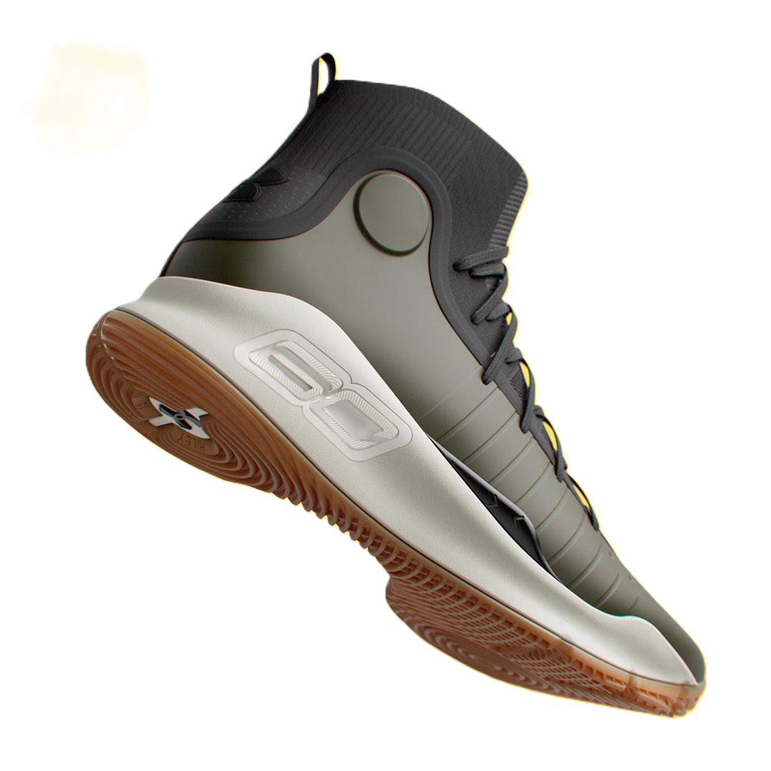 Giay Under Armor Curry 4 'Rifle Green' 1298306-008