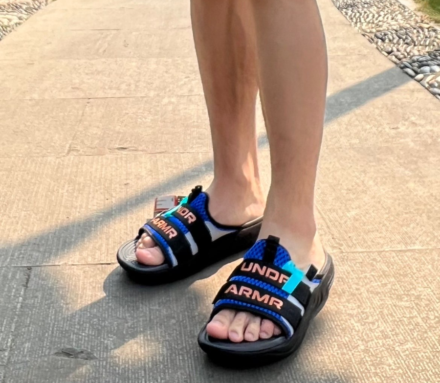 Dep Under Armour Alpha Slide 'Versa Blue Black' 3025051-400