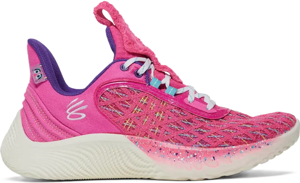 Giay Under Armour Curry 9 Flow x Sesame Street 'Abby Cadabby' 3024249-605