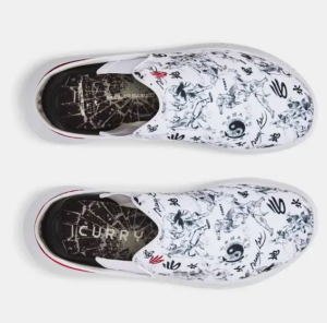 Giay Under Armour Curry x Bruce Lee SlipSpeed 'White' 3027711-100