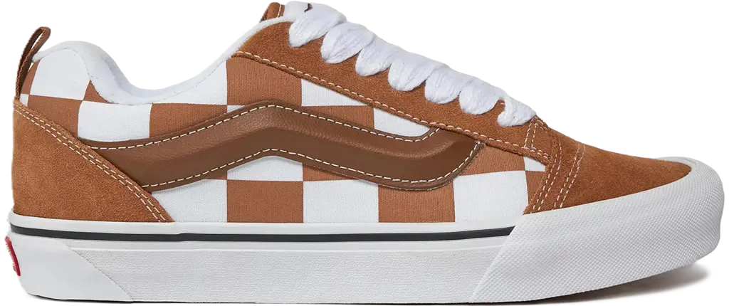 Giay Vans Knu Skool 'Mega Check Brown' VN000CRPBRO