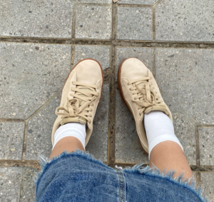 Giay Puma Vikky Platform 'Pebble' 363287-14