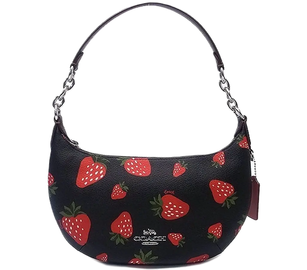 Tui Coach Peyton Hobo Wild Shoulder Bag 'Strawberry Print' CH330-SVA47