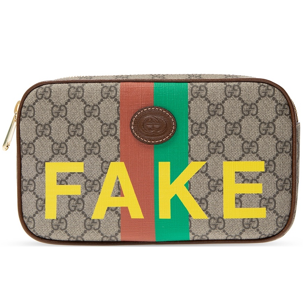 Tui Gucci Fake Not Print Coated Canvas Belt 'Beige' 602695-2GCAG-8280