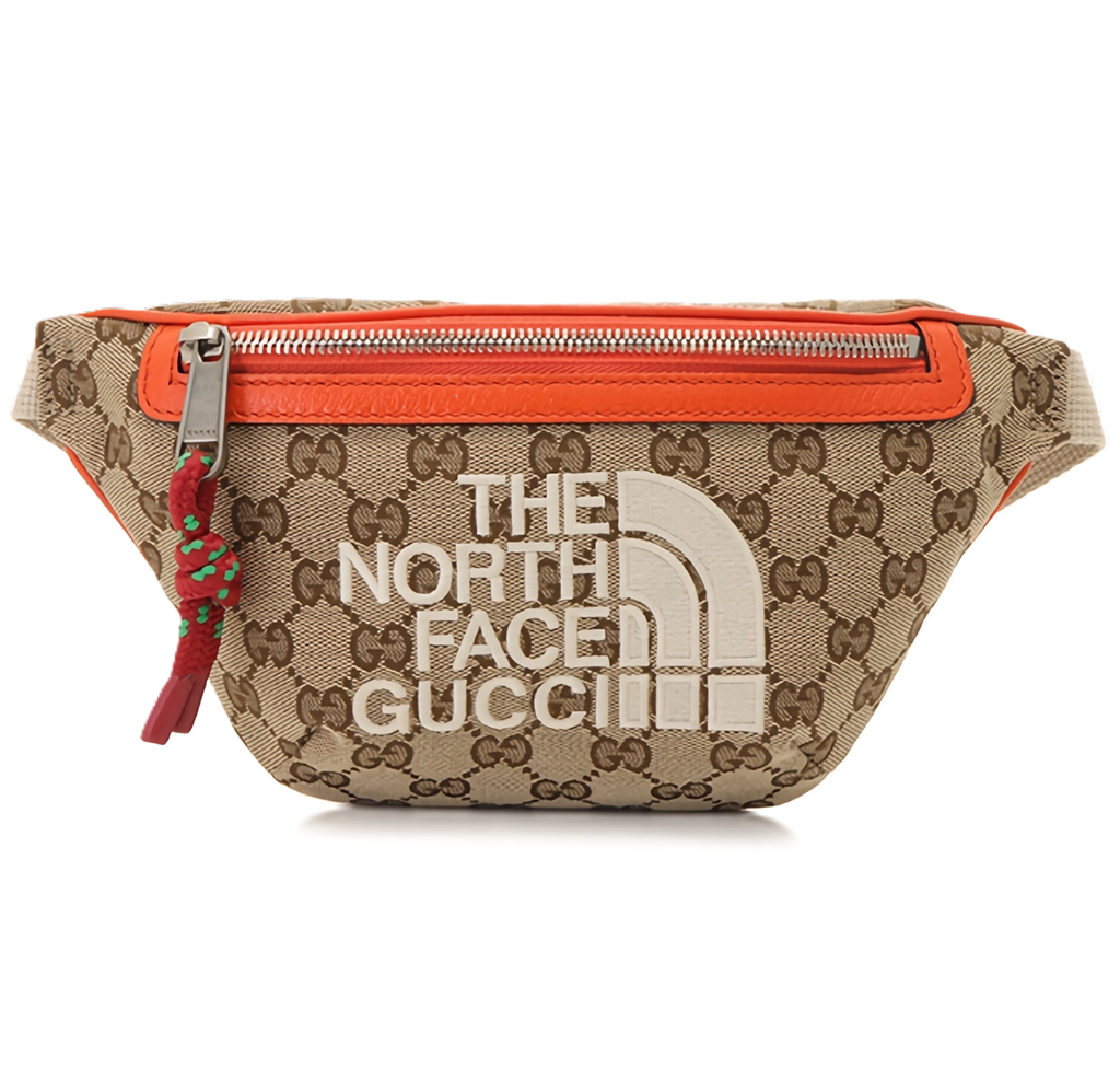 Tui Gucci x The North Face Belt Bag 'Beige Ebony' 650299-GY5UN-8895