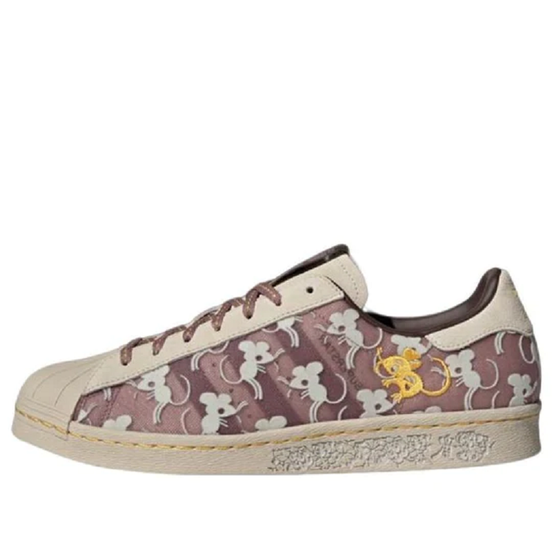 Giay Adidas Superstar 80s x Han Meilin 'Gray Brown' ID4376