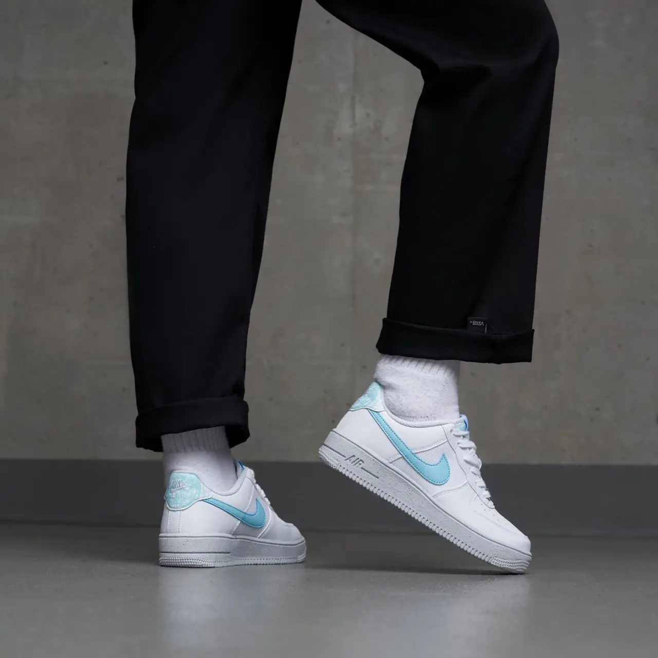 Giay Nike Air Force 1 Crater 'White Copa' DM1086-100