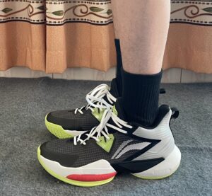 Giay Lining Power 8 Mid 'Black Grey Green' ABPS073-1