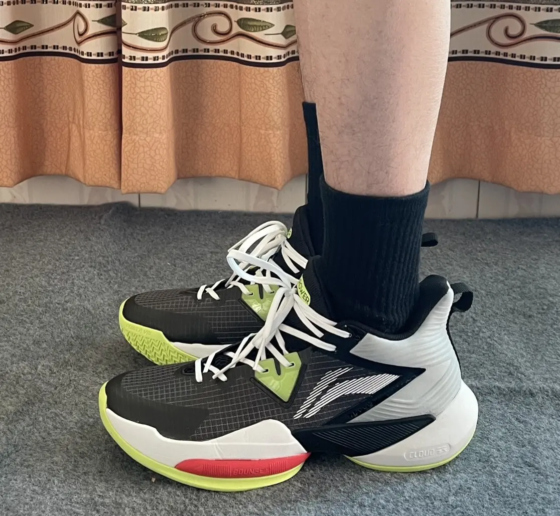 Giay Lining Power 8 Mid 'Black Grey Green' ABPS073-1