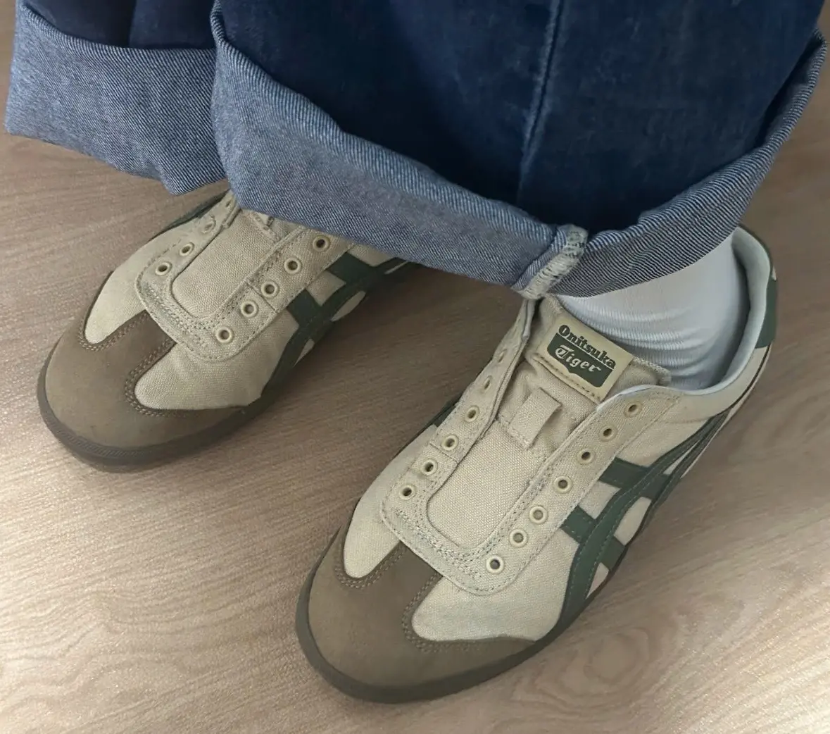 Giay Onitsuka Tiger Tokuten 'Beige Brown Green' 1183C129-250