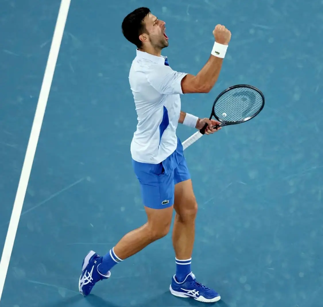 Alternative view of Giày Asics Court FF 3 Novak 'Blue' 1041A361-961