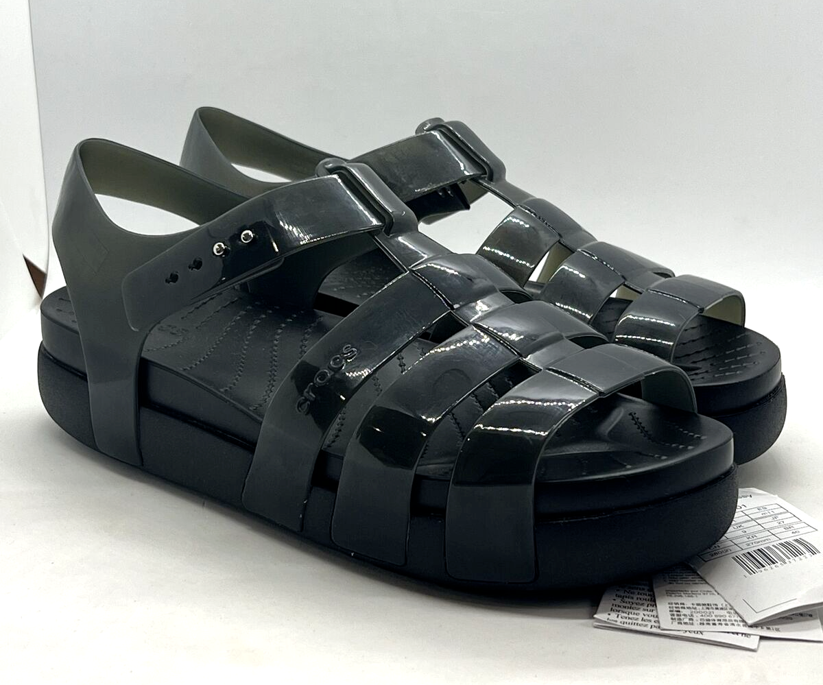 Dep Crocs Splash Glossy Fisherman 'Black' 209267-001