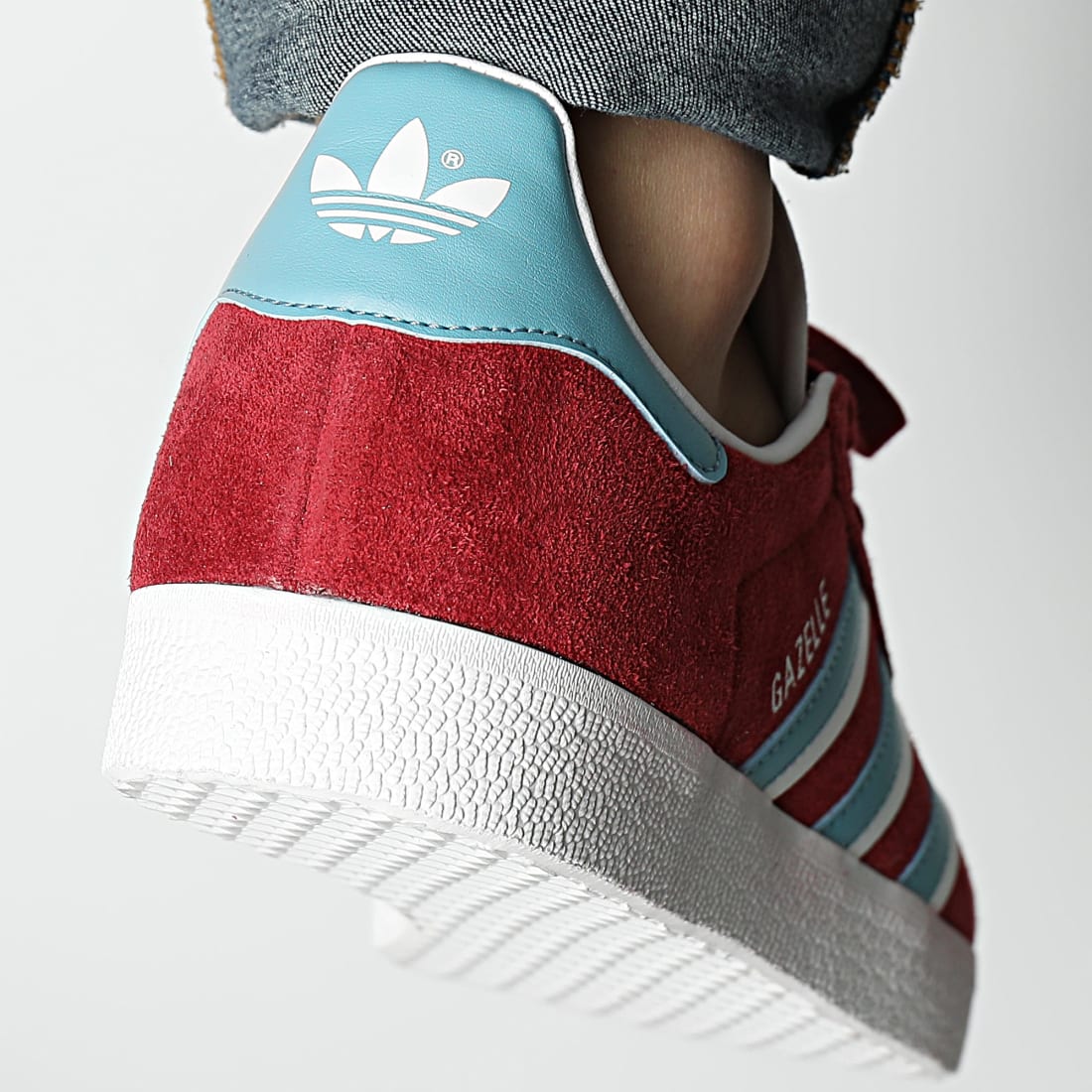 Giay Adidas Originals Gazelle 'Burgundy Preloved Blue' IG6198