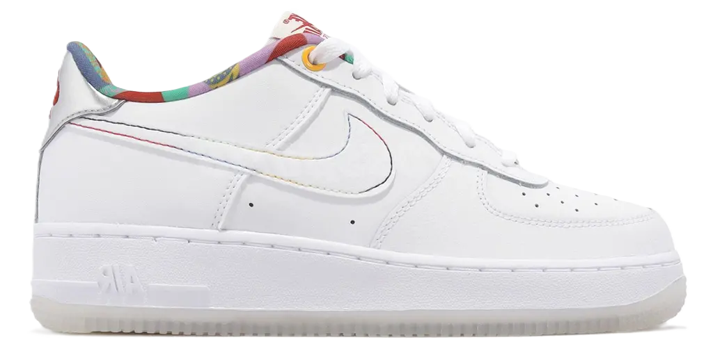 Giay Nike Air Force 1 Low GS 'White Multi' FN8912-111