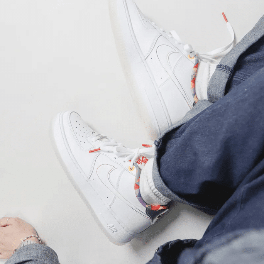 Giay Nike Air Force 1 Low GS 'White Multi' FN8912-111