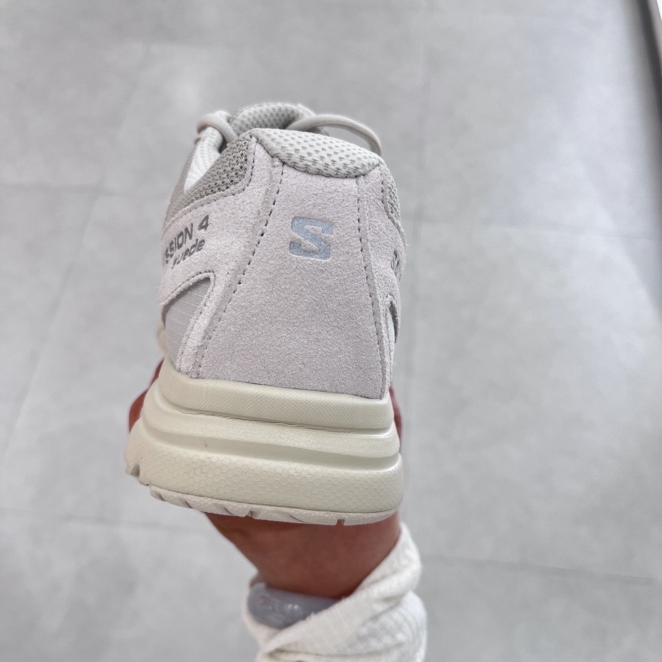 Giay Salomon Xmn-4 Suede 'Grey' 472928