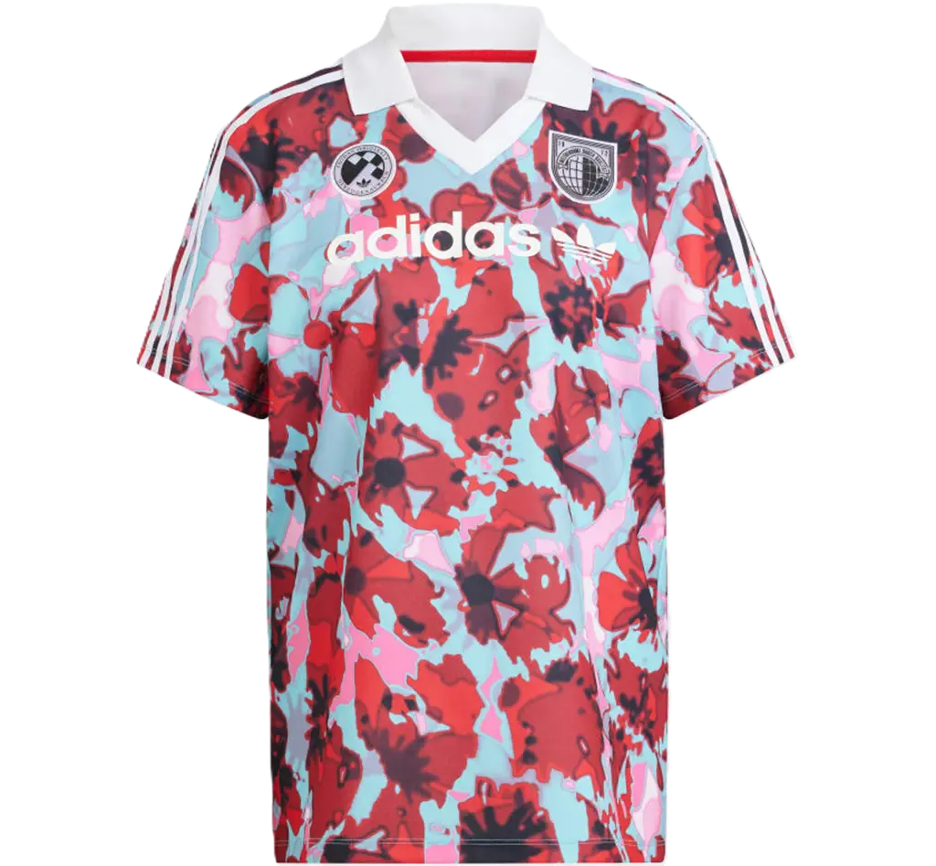 Ao Adidas Allover Print Short Sleeve Jersey 'Red' IR9808