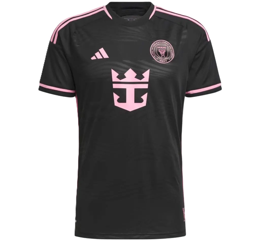 Ao Adidas Inter Miami CF 23/24 Messi Away Jersey 'Black Pink' JE9745