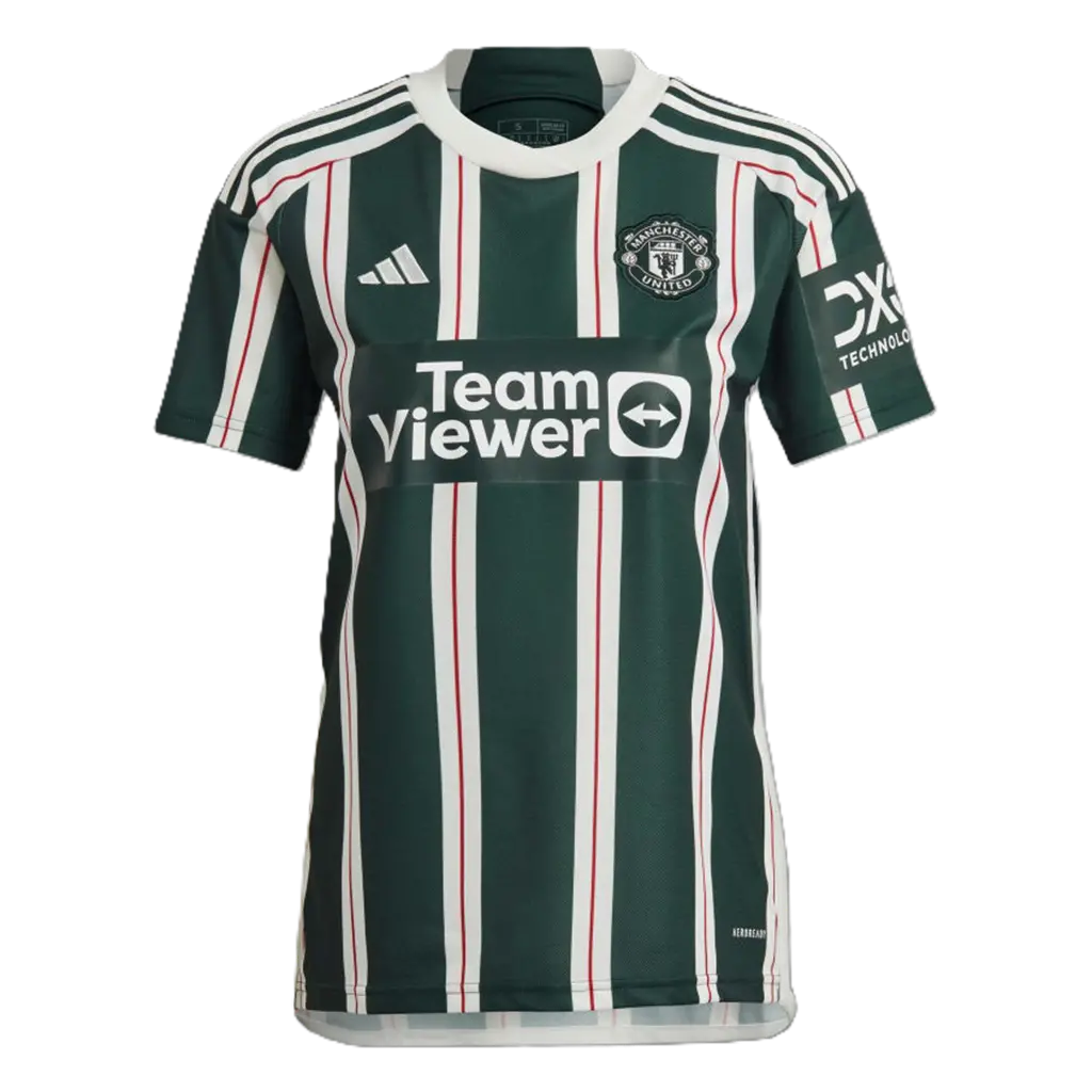 Ao Adidas Manchester United 23/24 Away Jersey 'Green White' HR3675